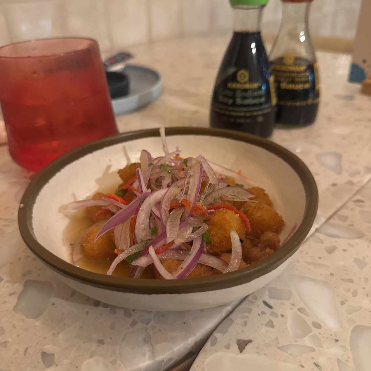 Ceviche Frito de Pescado Blanco