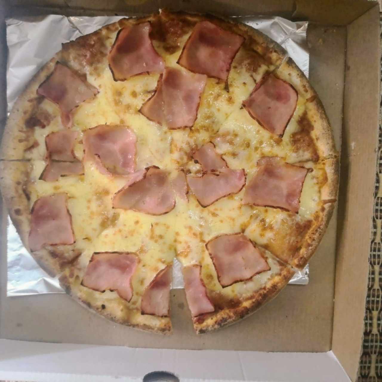 pizza de jamón