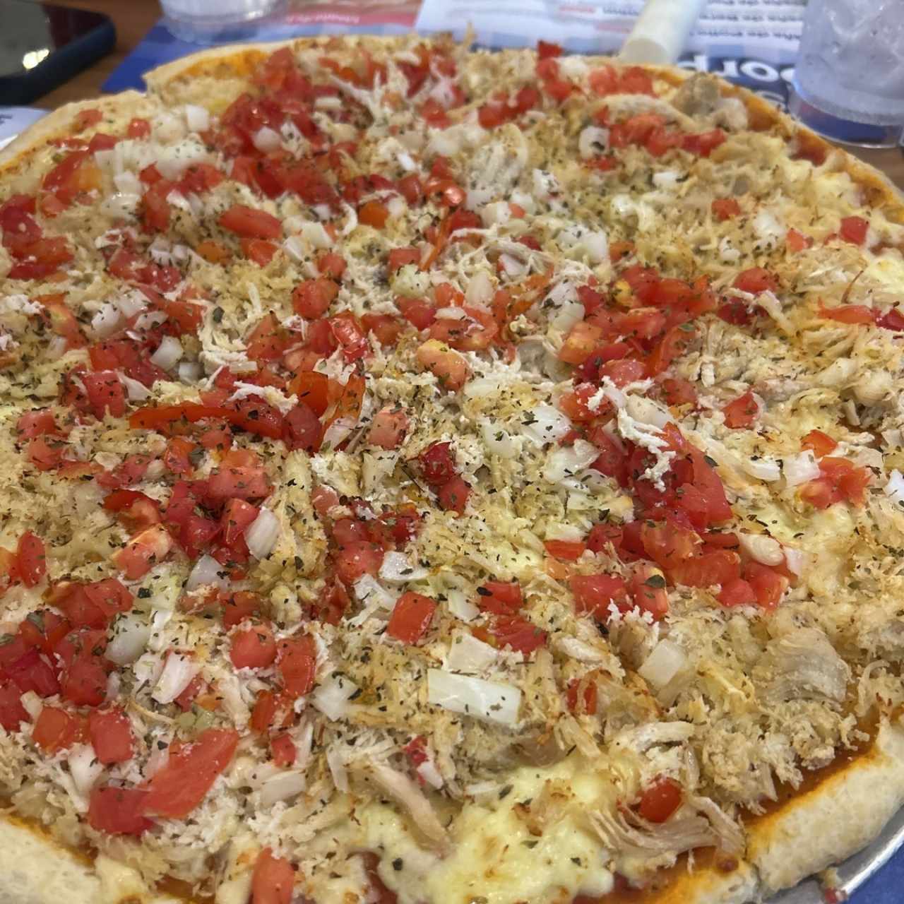 Pizza de pollo especial