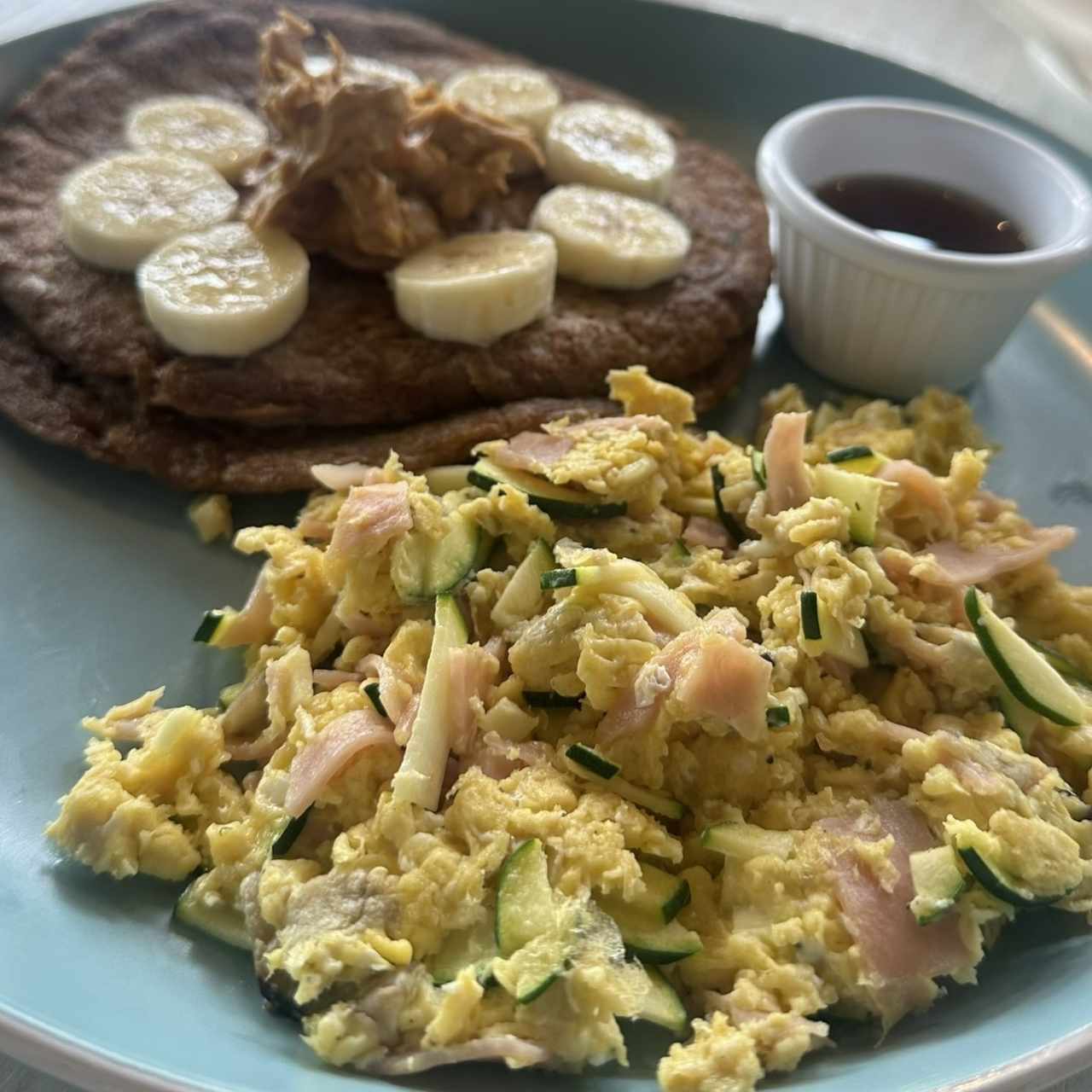 Huevos y panquecas