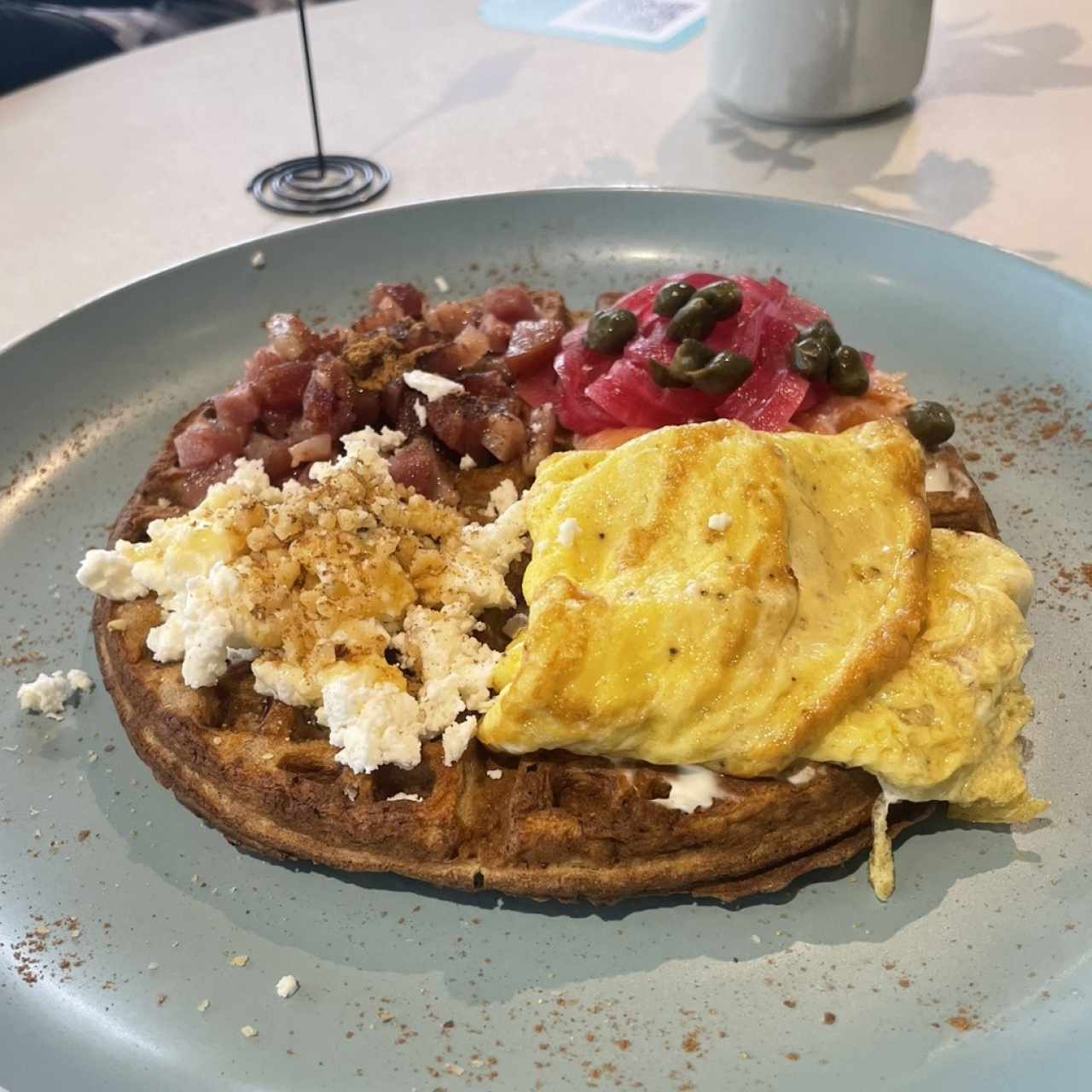 Waffle mixto