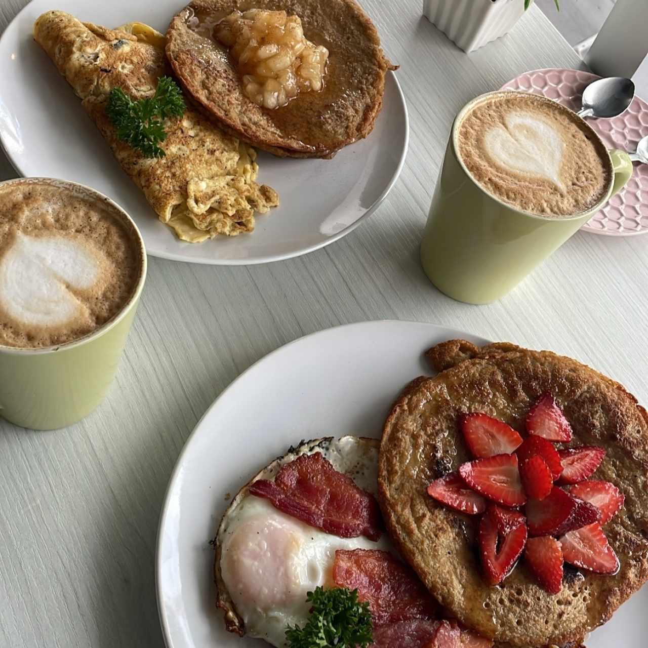Pancakes de avena. 
