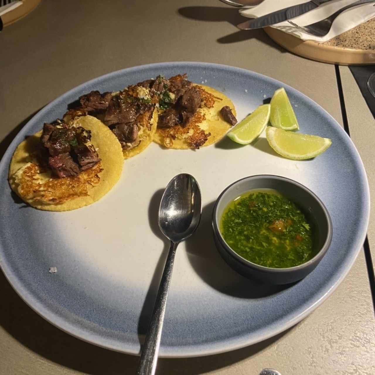 Tacos de entraña