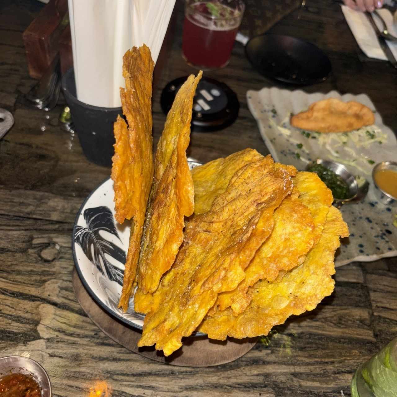 Patacones con salsa sexy