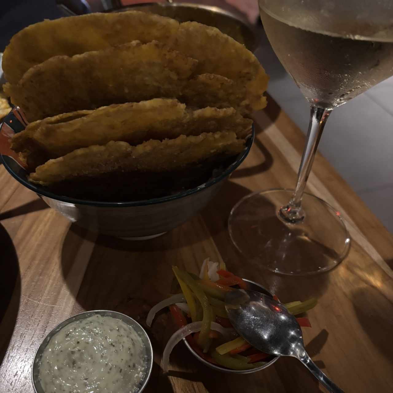 Patacones con salsa sexy