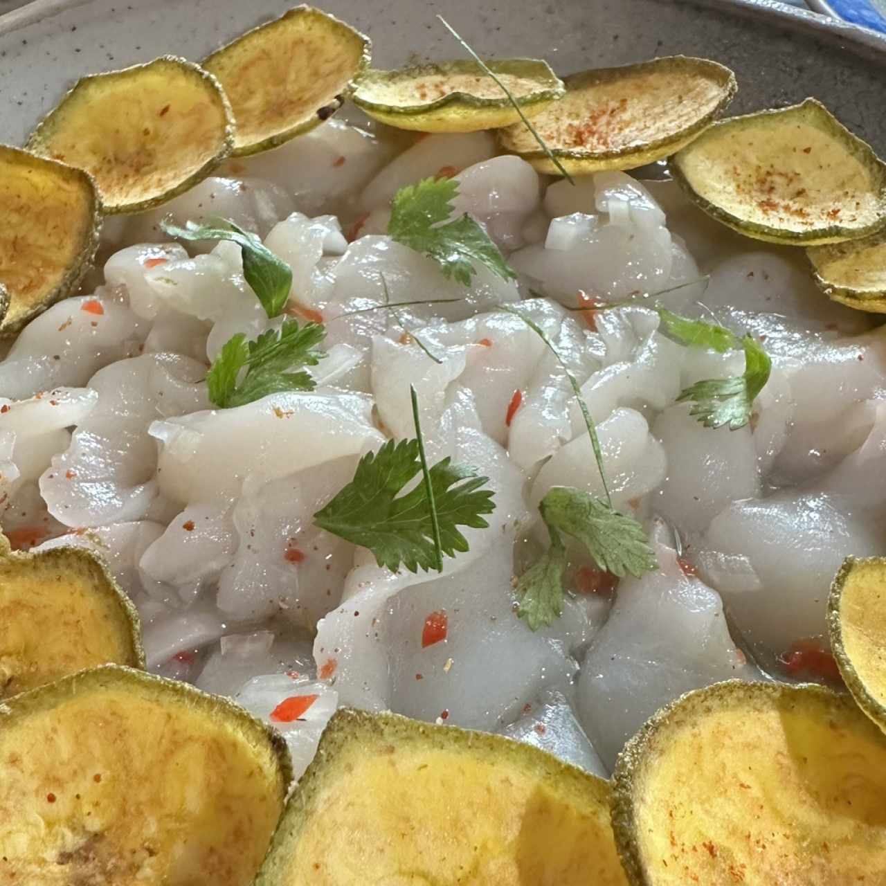 Ceviche de Mamón chino (Vegano)