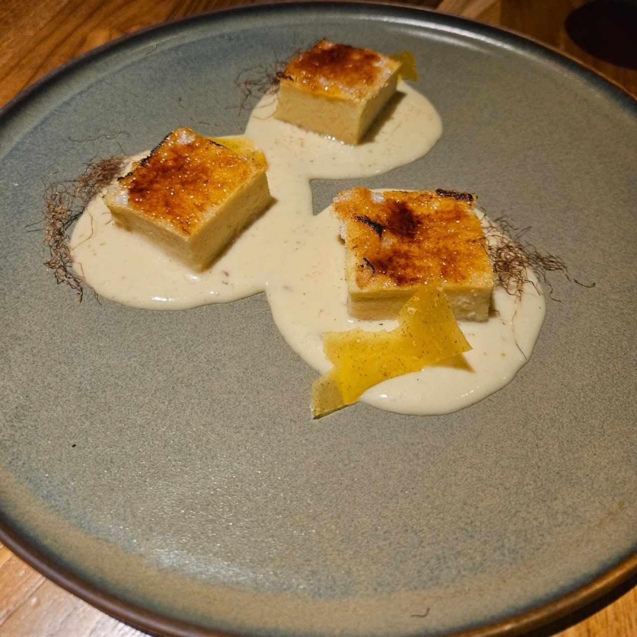 postre Homenaje al maíz
