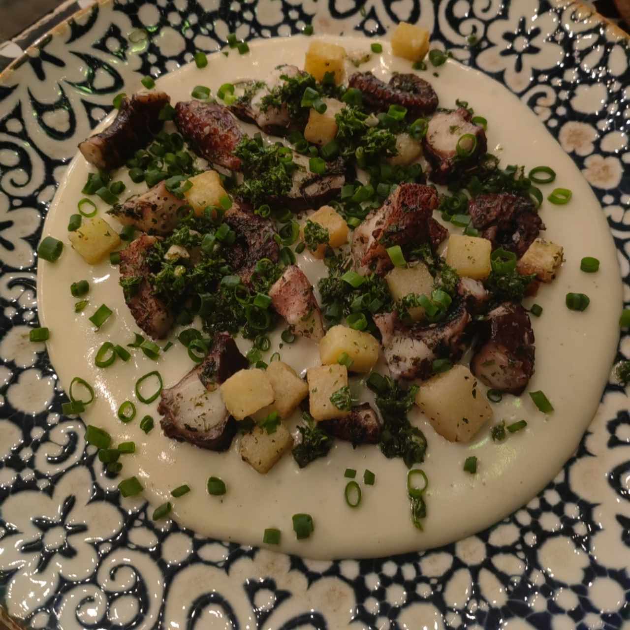 pulpo al carbón