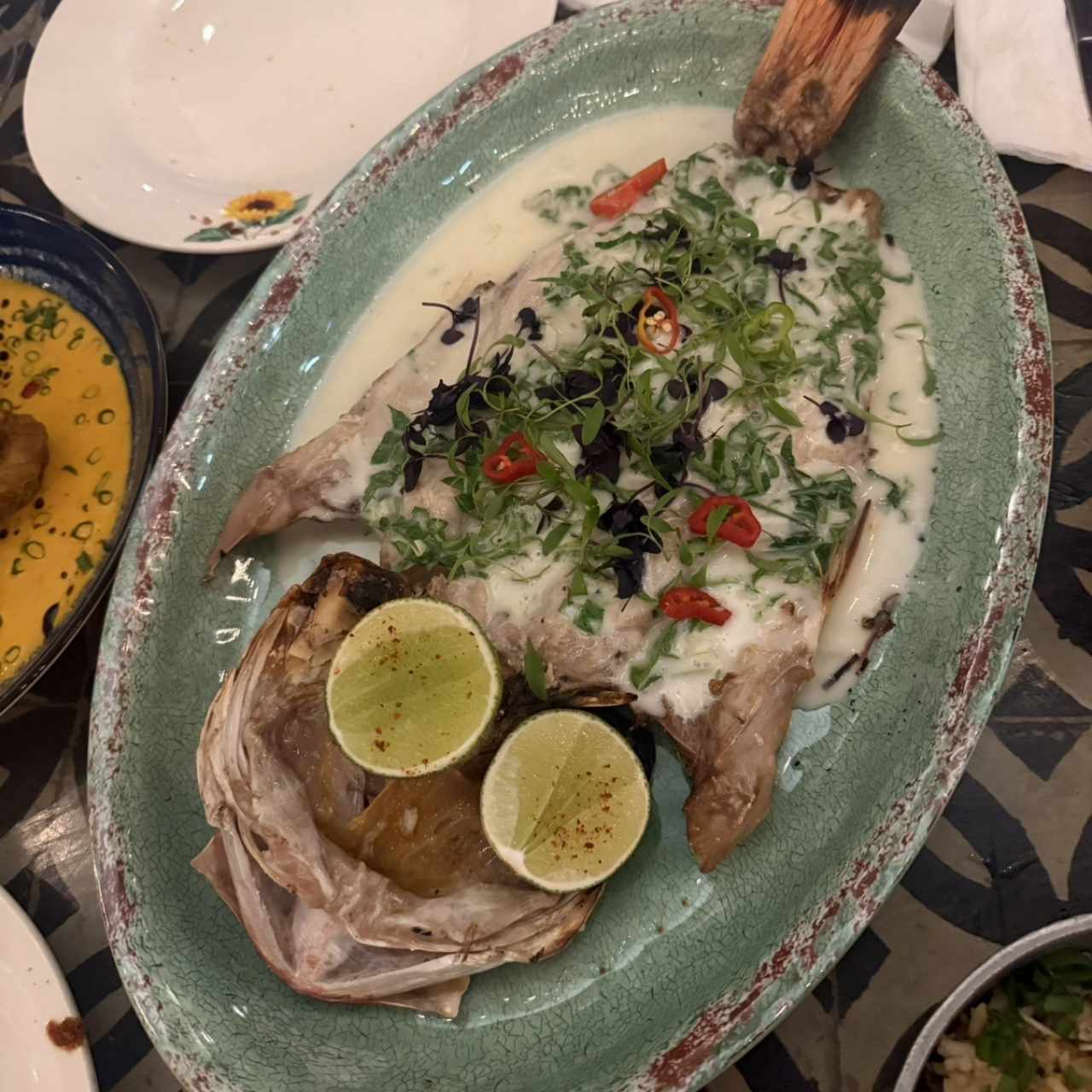 Pesca del día al carbón