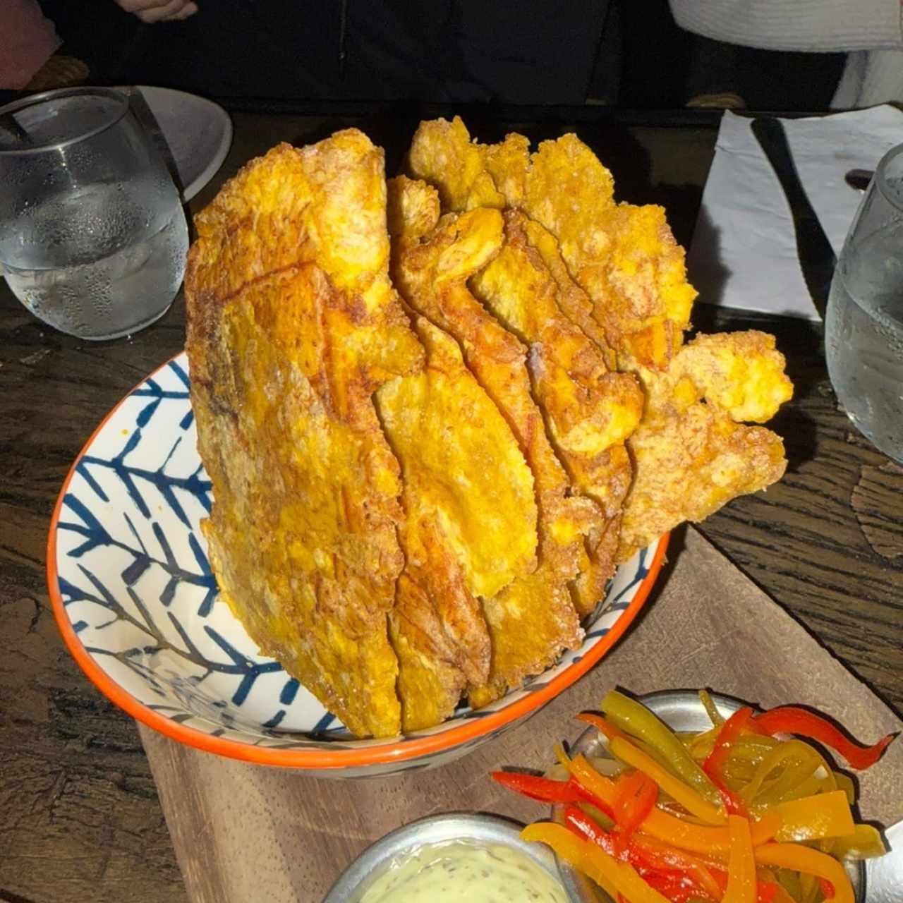 Patacones con salsa sexy