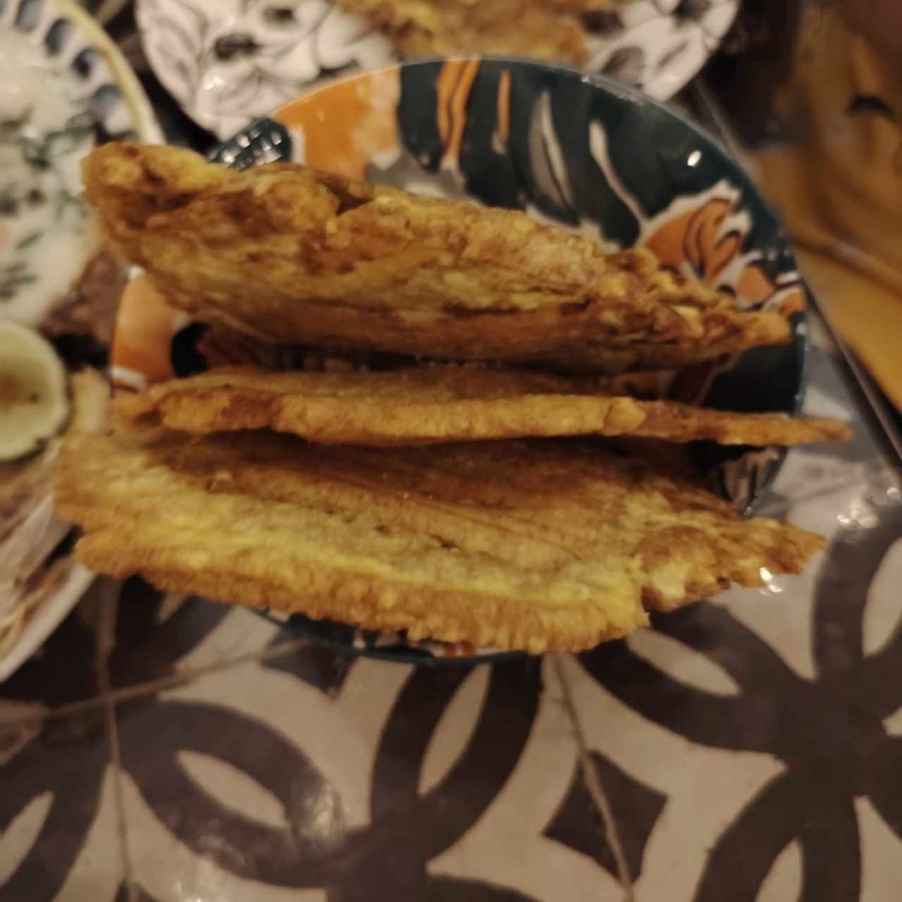 Patacones con salsa sexy