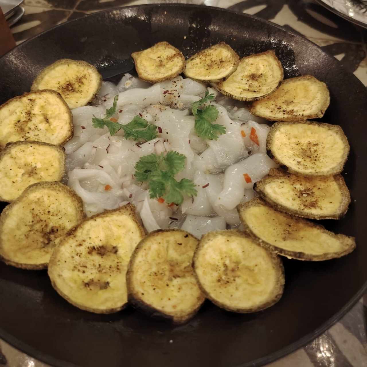 Ceviche de Mamón chino (Vegano)