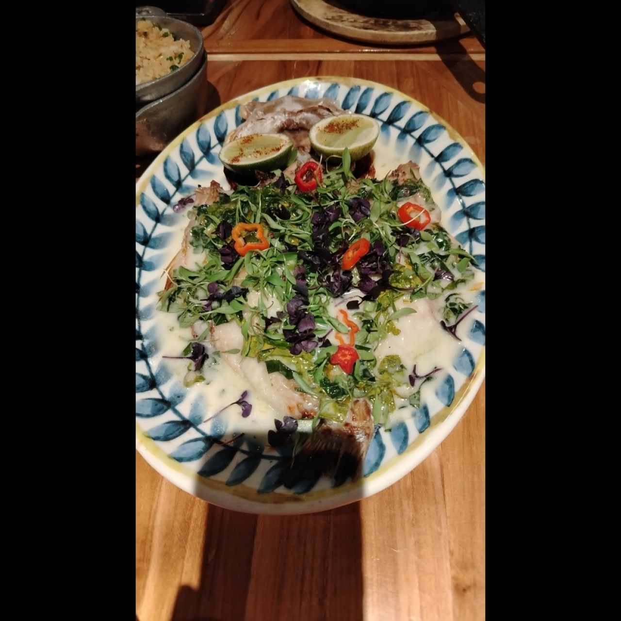 Pesca del día al carbón