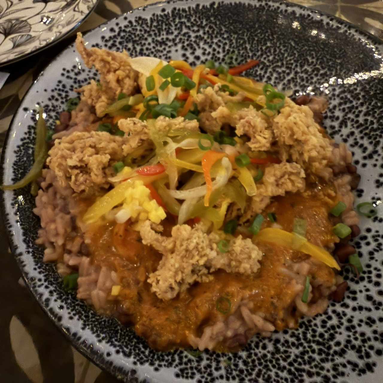 Arroz con Concolón de mariscos y Pescado