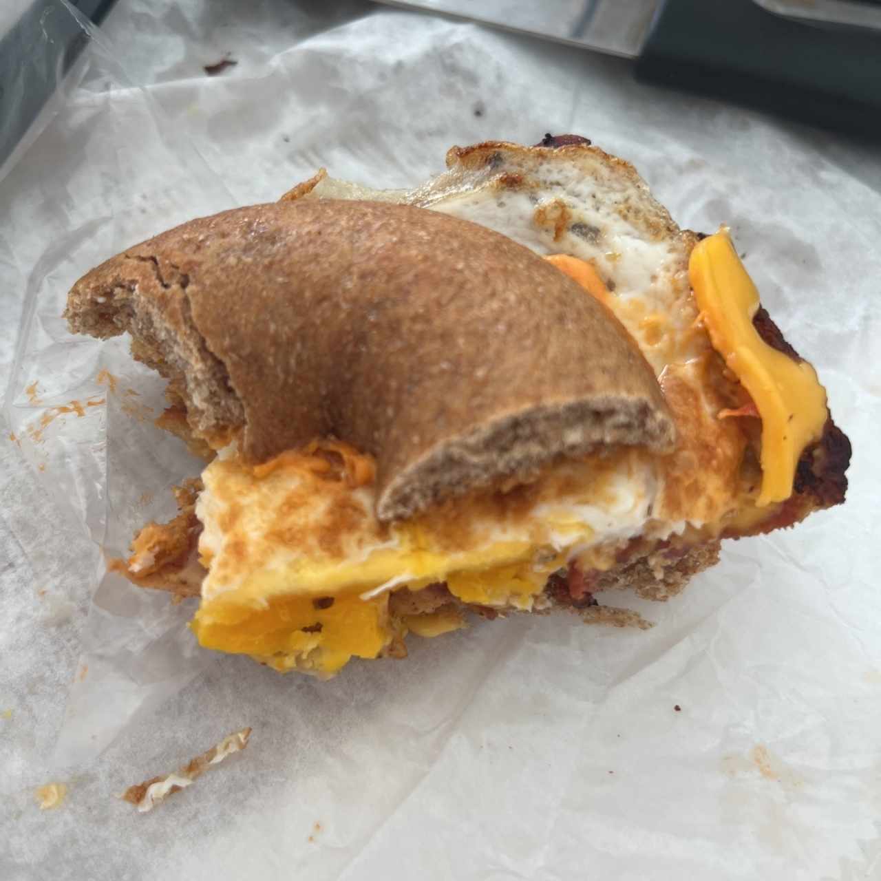 Pedi bagel all american y me dieron otra cosa 