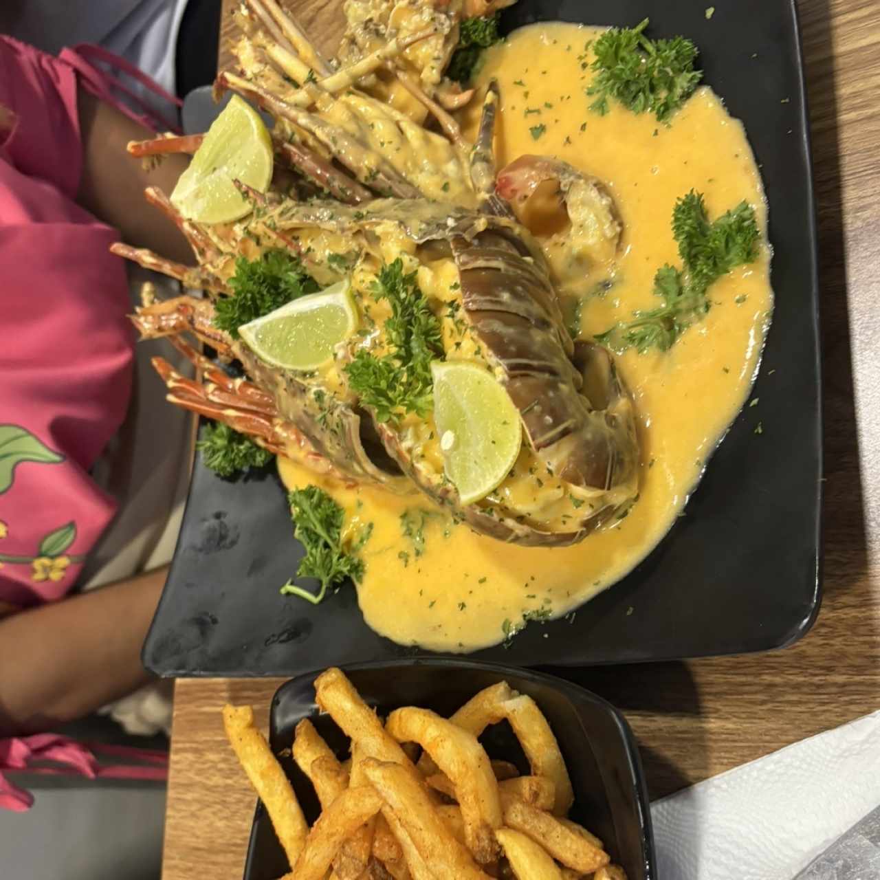 Langosta Sencilla al ajillo