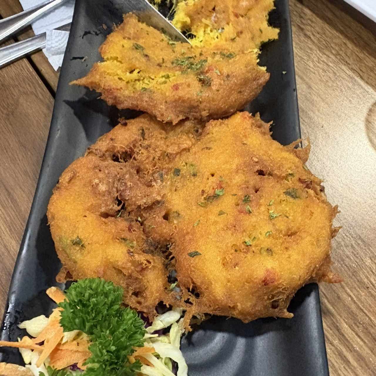Torrejitas de bacalao
