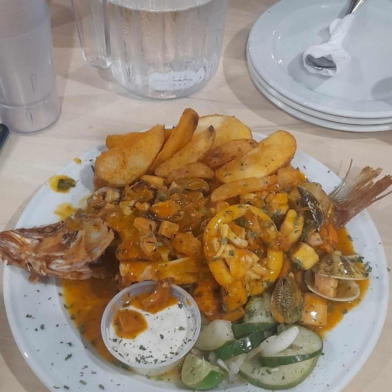 pescado a lo macho