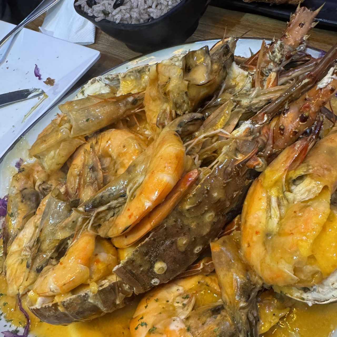 Langosta Rellena De Camarones