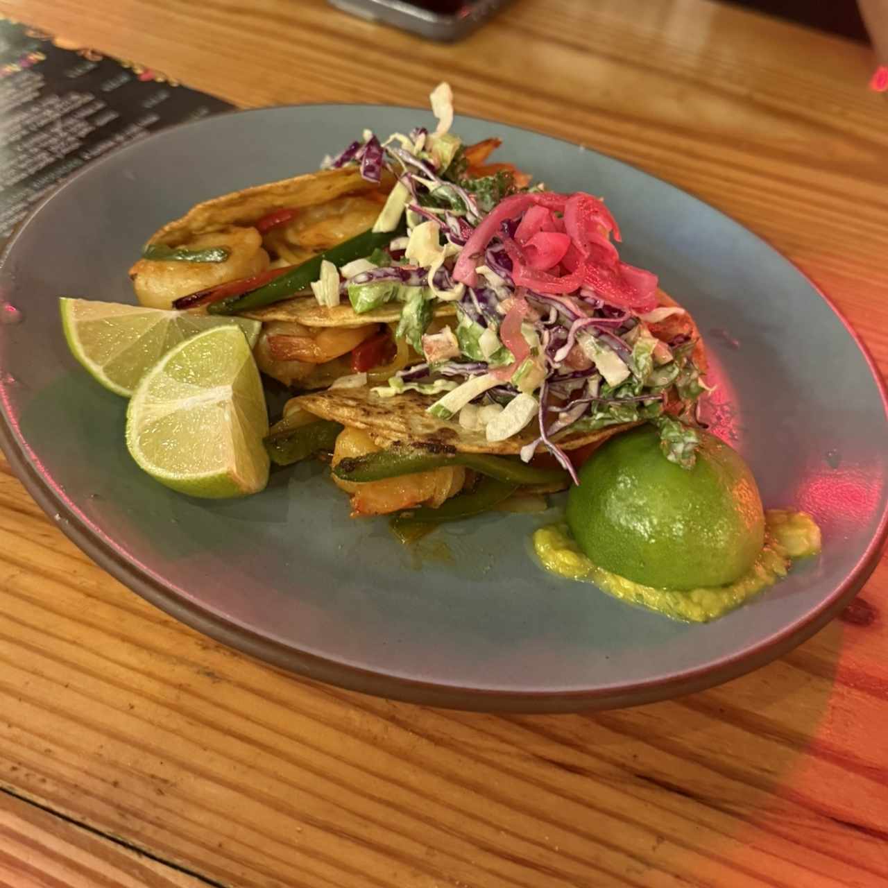 Tacos de camarones