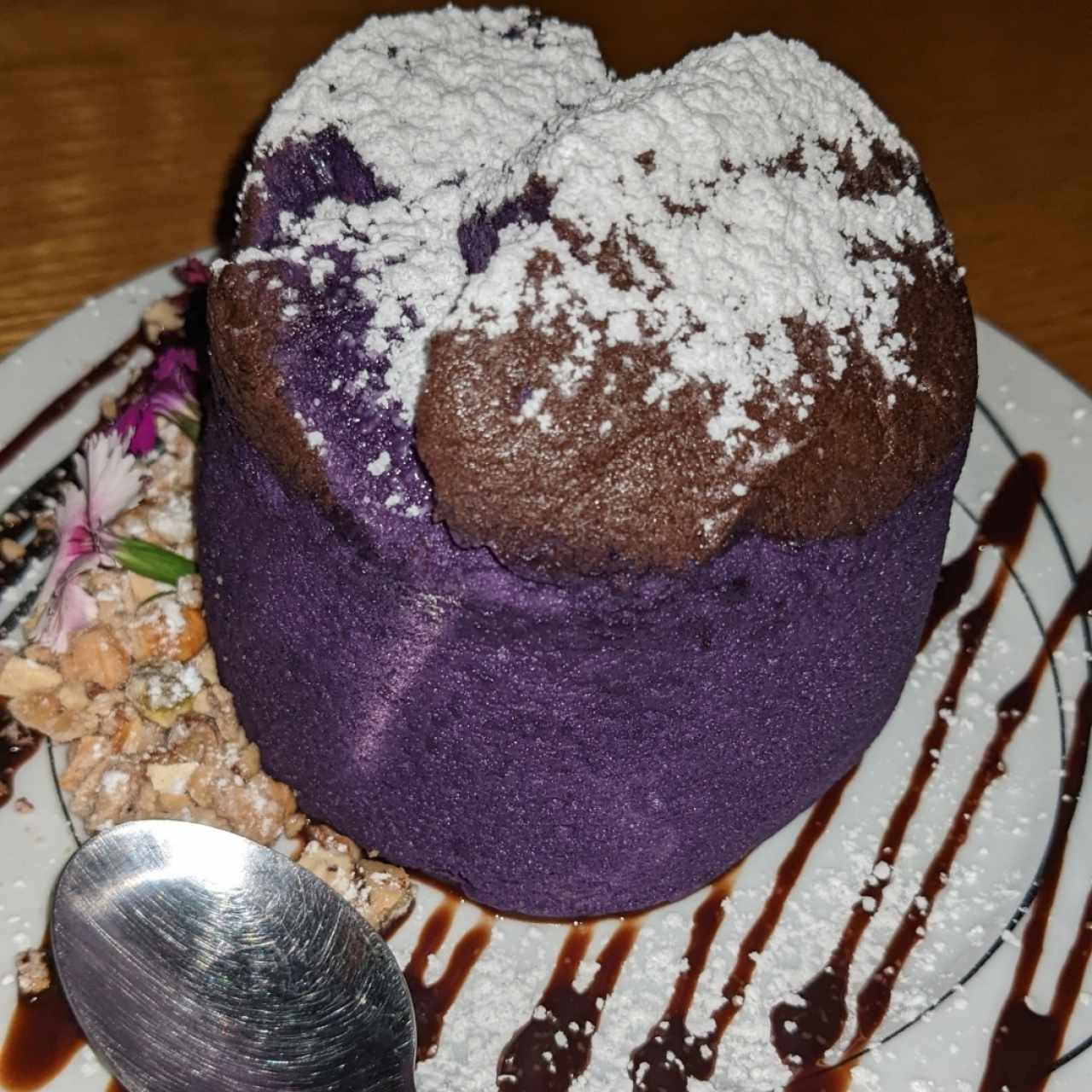 Cheesecake japonés de Ube