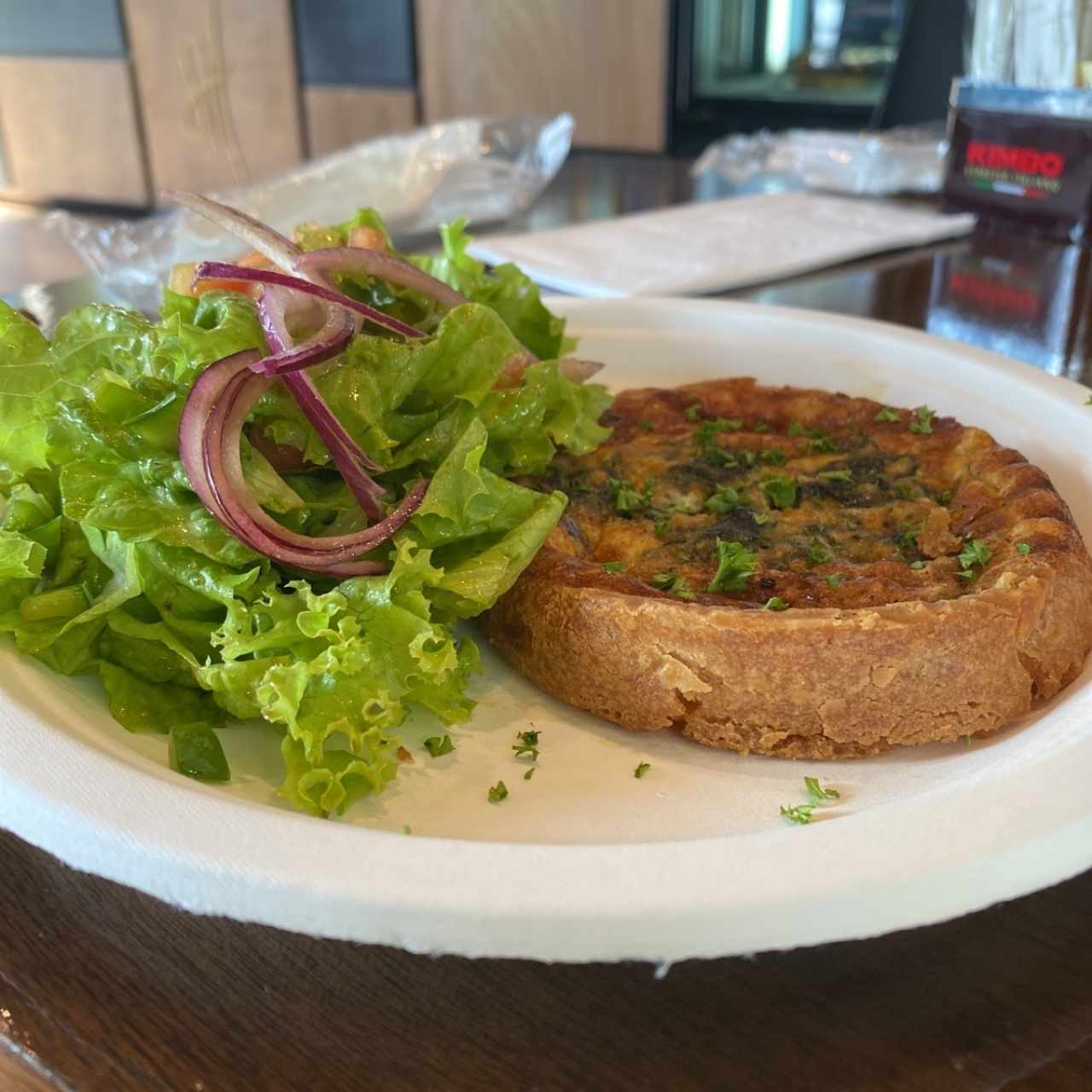 Quiche espinaca