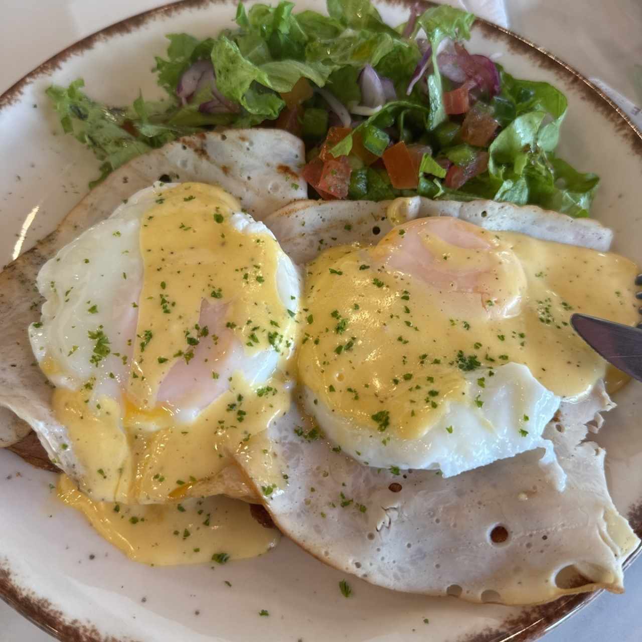 Huevos Benedictinos de Pavo o de Salmón