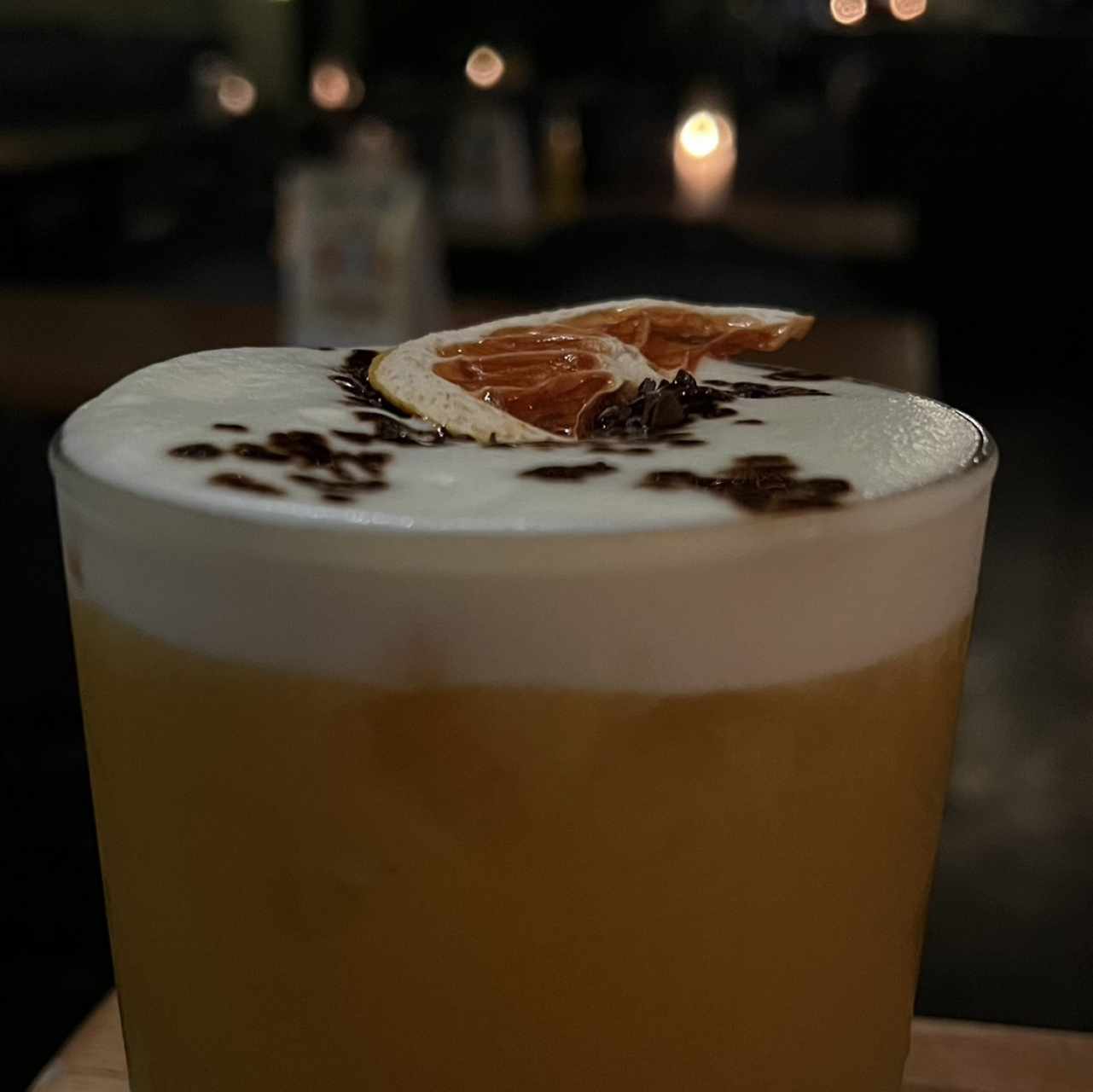 La encrucijada (amaretto, ron abuelo, maracuyá)