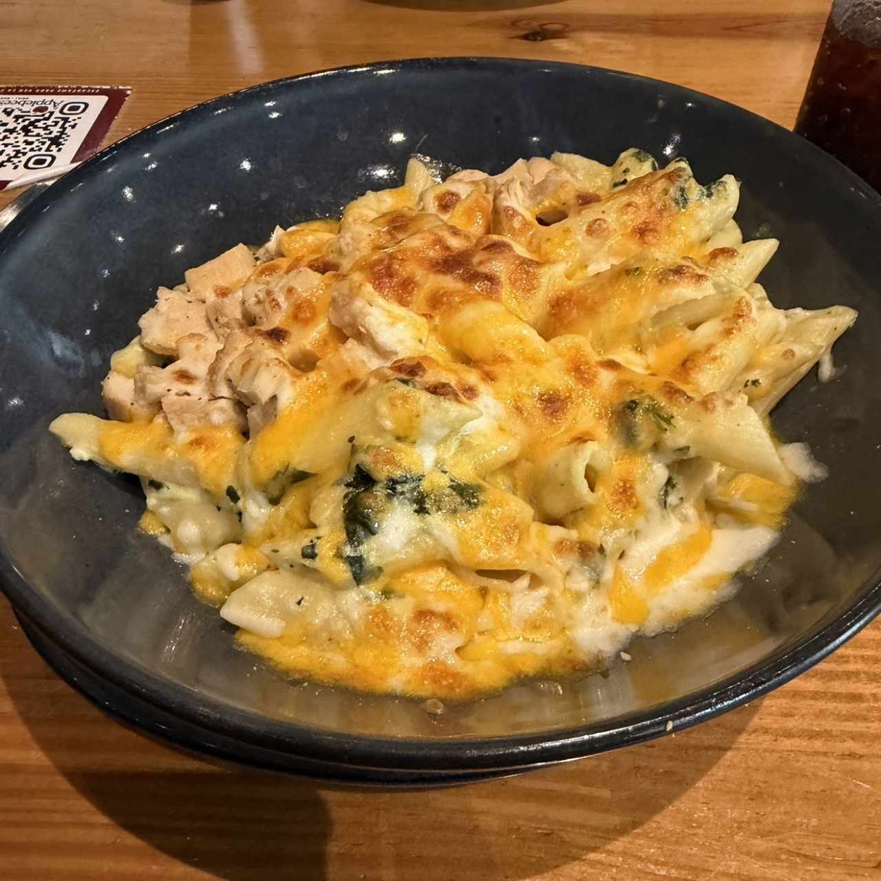 Grilled Chicken & Spinach Alfredo Bowl