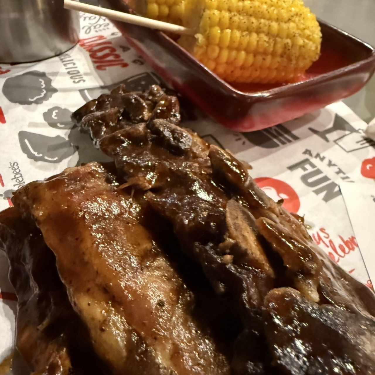Half Applebees Riblets Platter