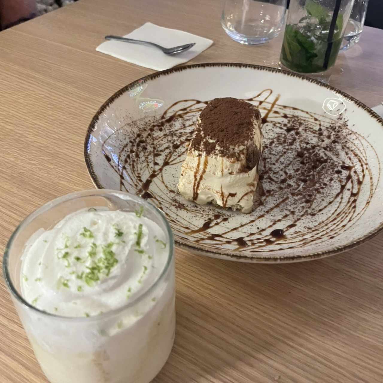 Tiramisu, crema tres leches