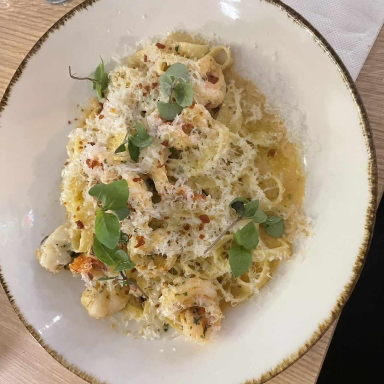 Fettucini camarone