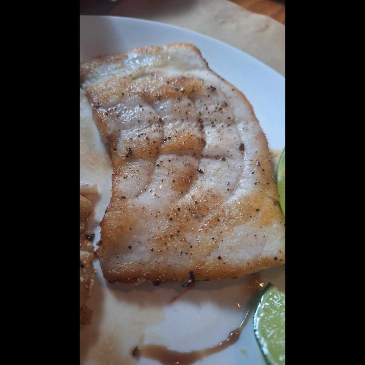 Corvina a la plancha