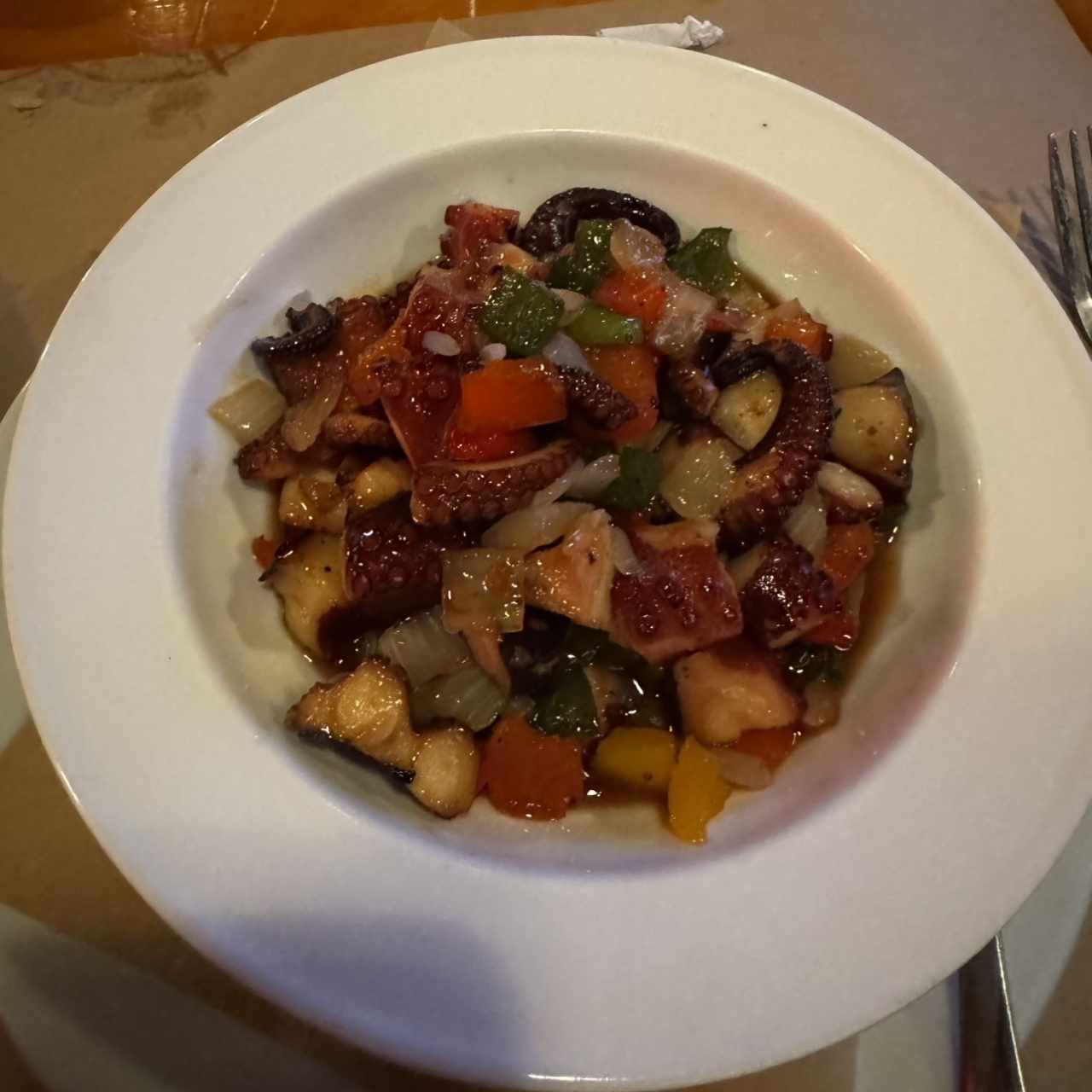 Plato Fuerte - Pulpo Diábola