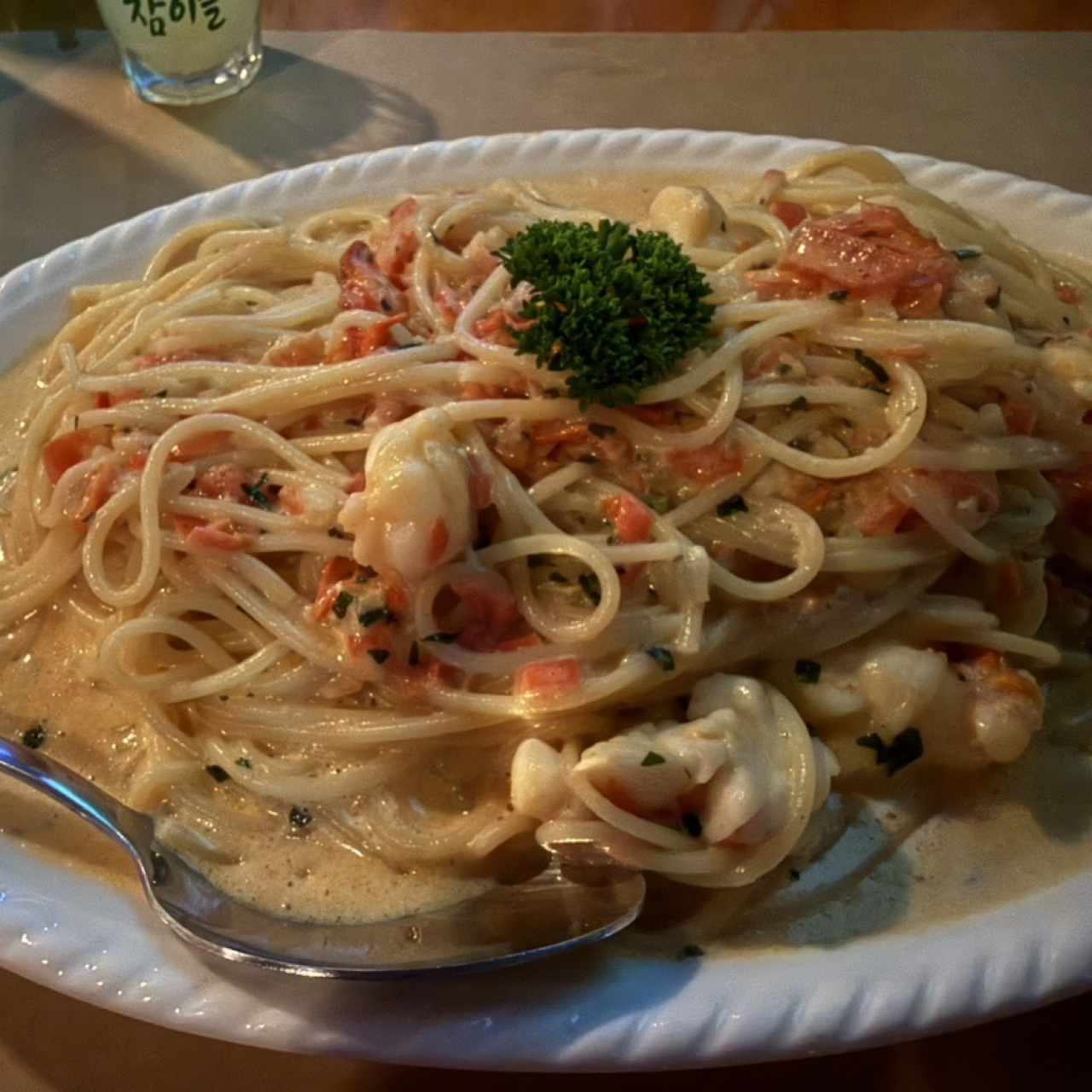 Plato Fuerte - Spaghetti Tia Langosta