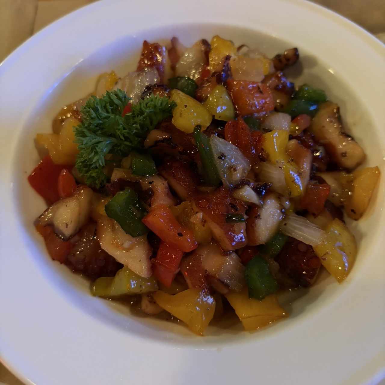 Plato Fuerte - Pulpo Diábola
