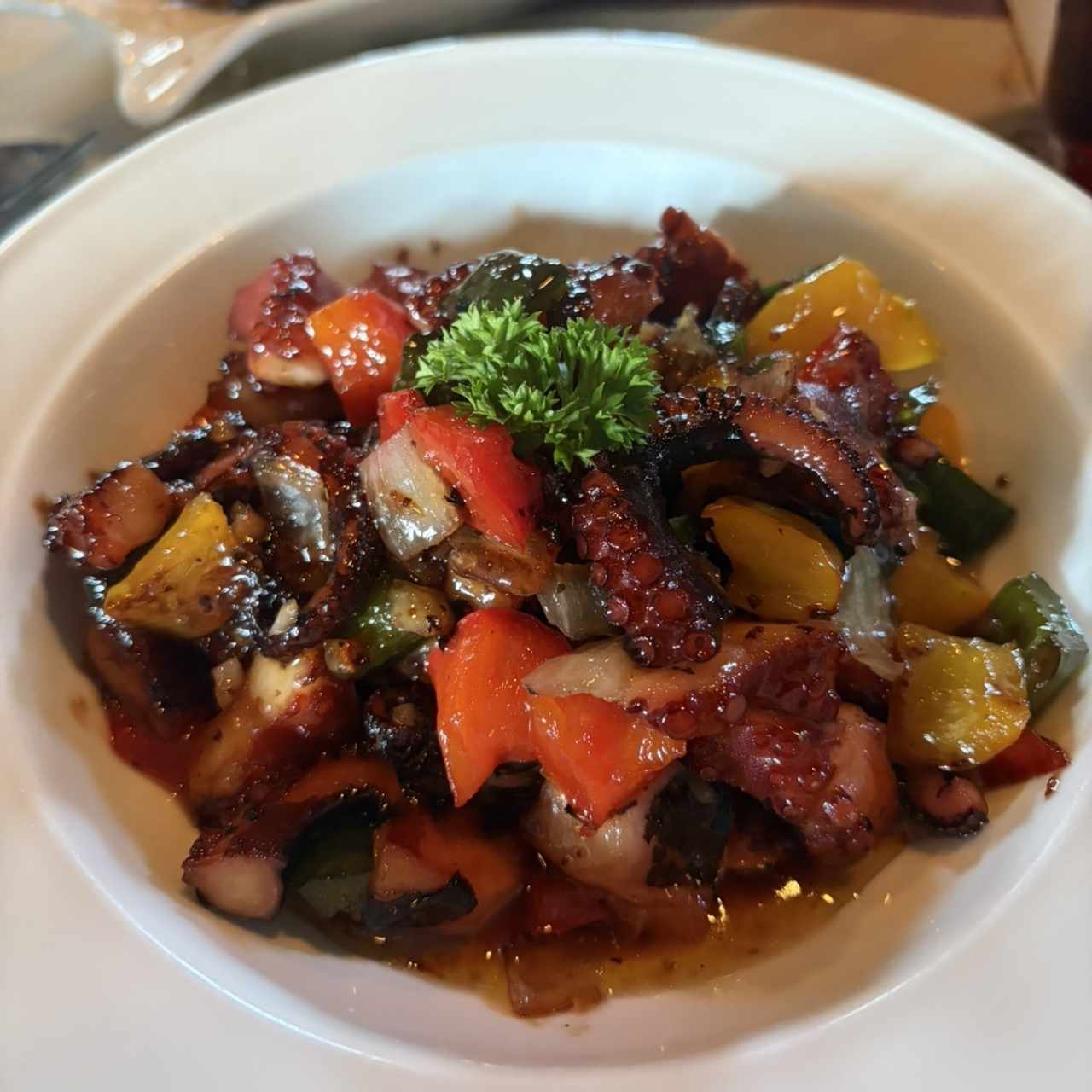 Plato Fuerte - Pulpo Diábola