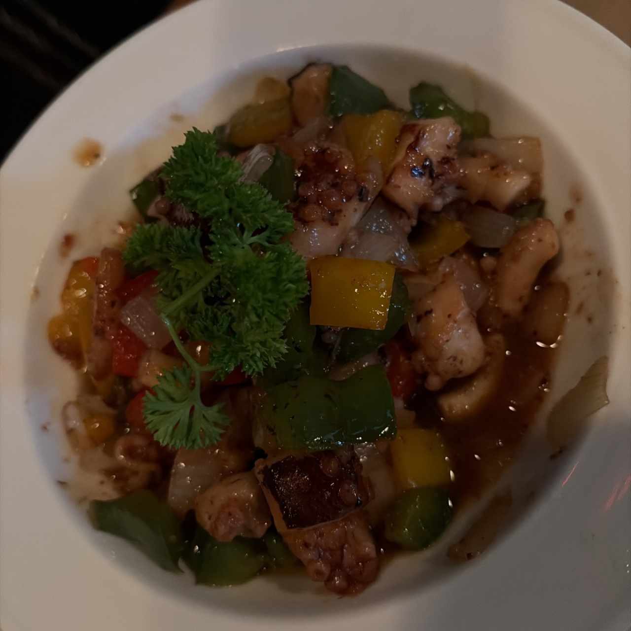 Plato Fuerte - Pulpo Diábola