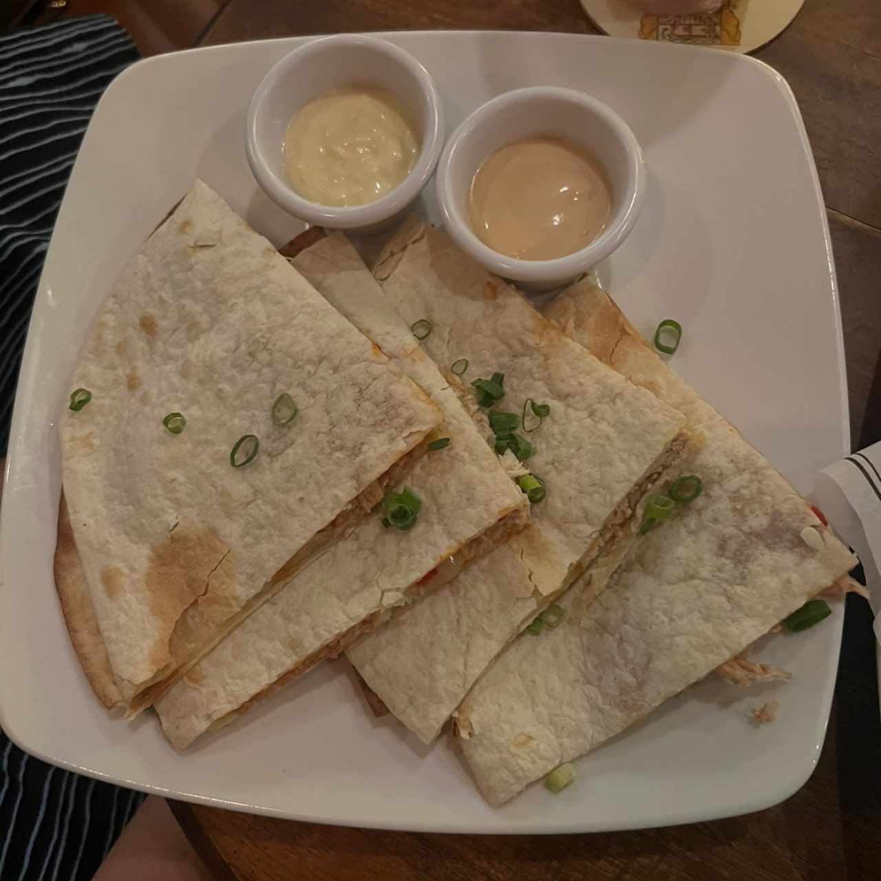 Quesadillas de pollo 
