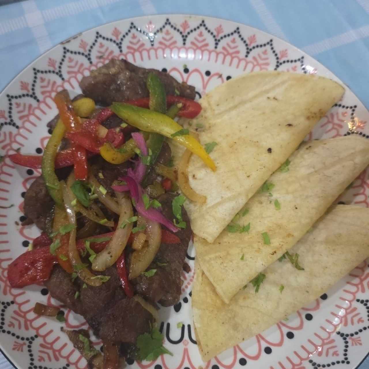 Fajita de filete de res