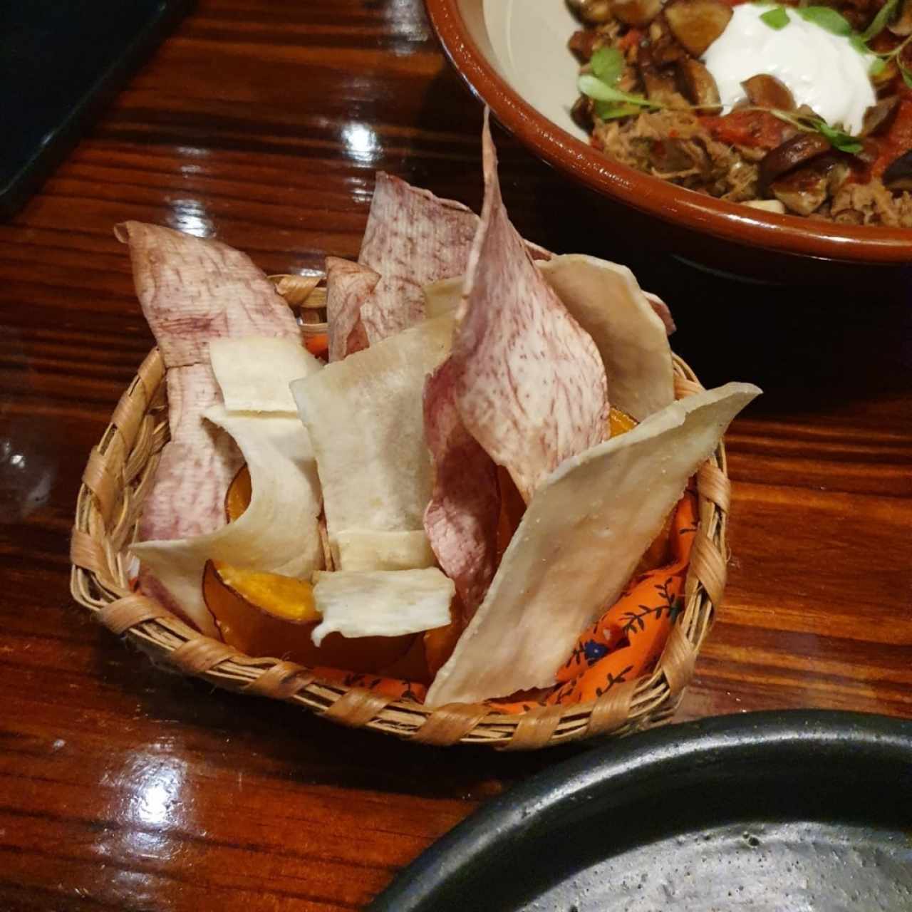 Chips de tubérculos