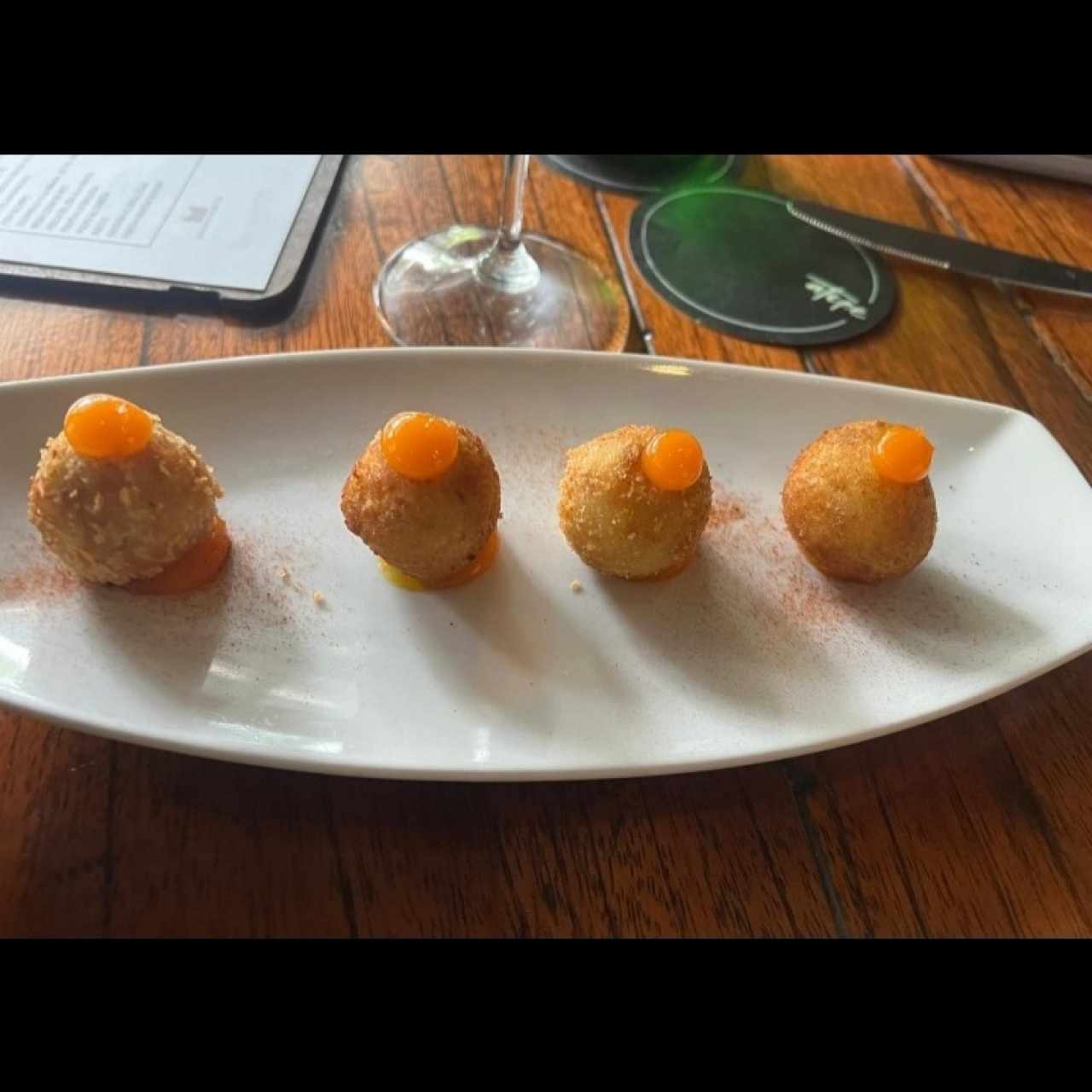 Croquetas de serrano.