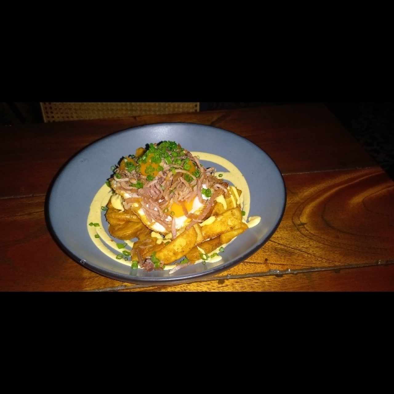 Huevos rotos.