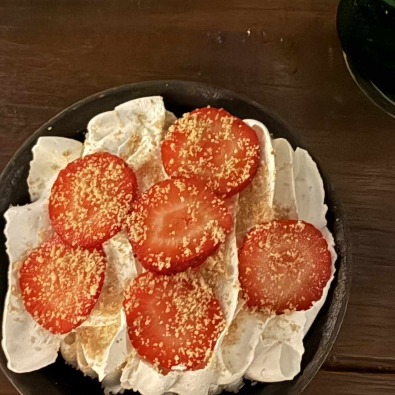 Fresas con crema