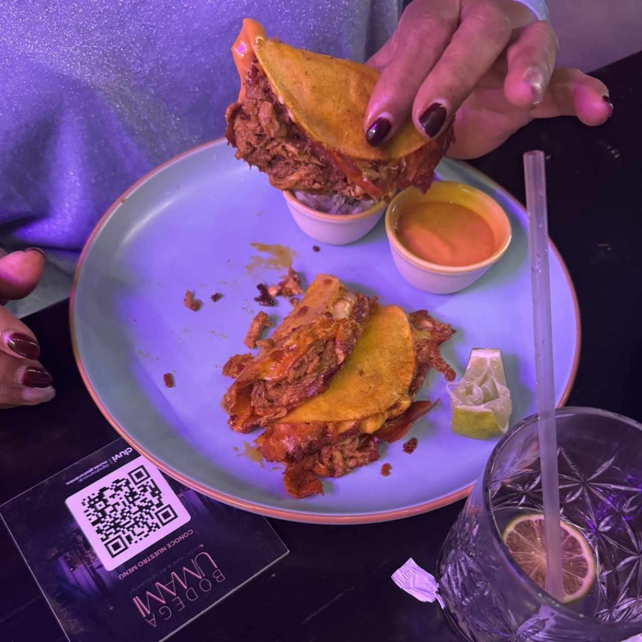 Tacos de carne 