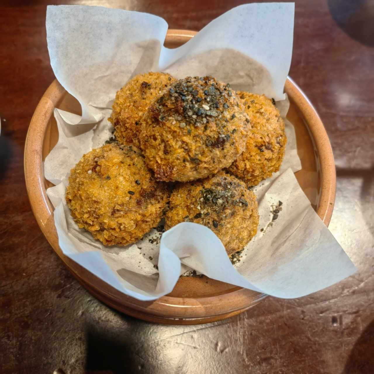 Croquetas de camarón