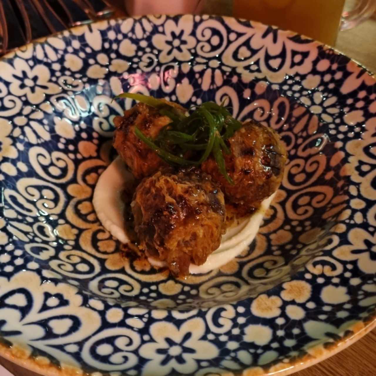 Croquetas de plátano con queso
