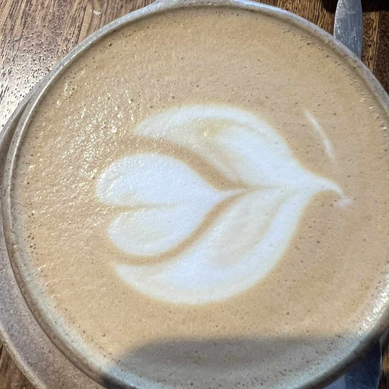 Café con leche.