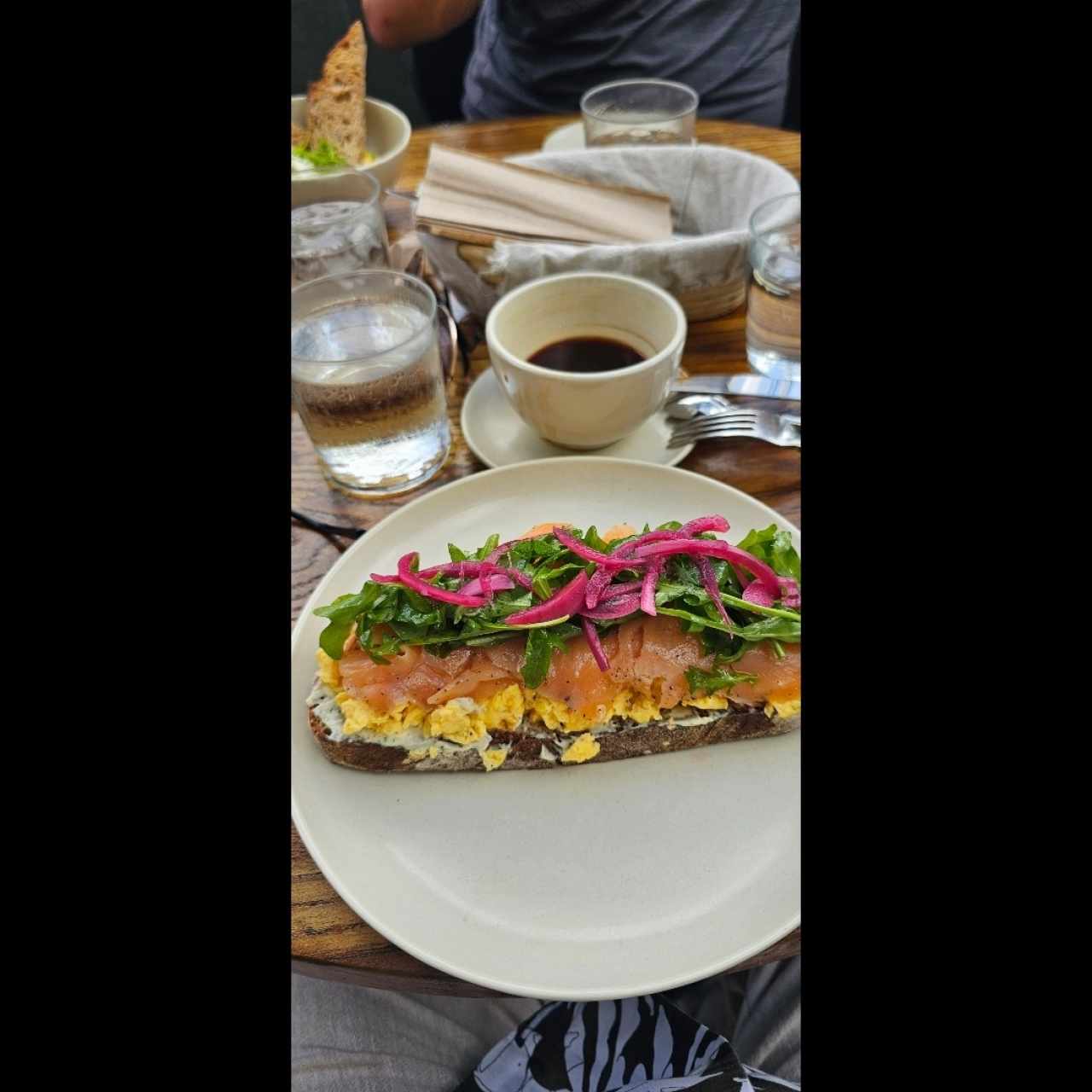 Tosta de salmón 