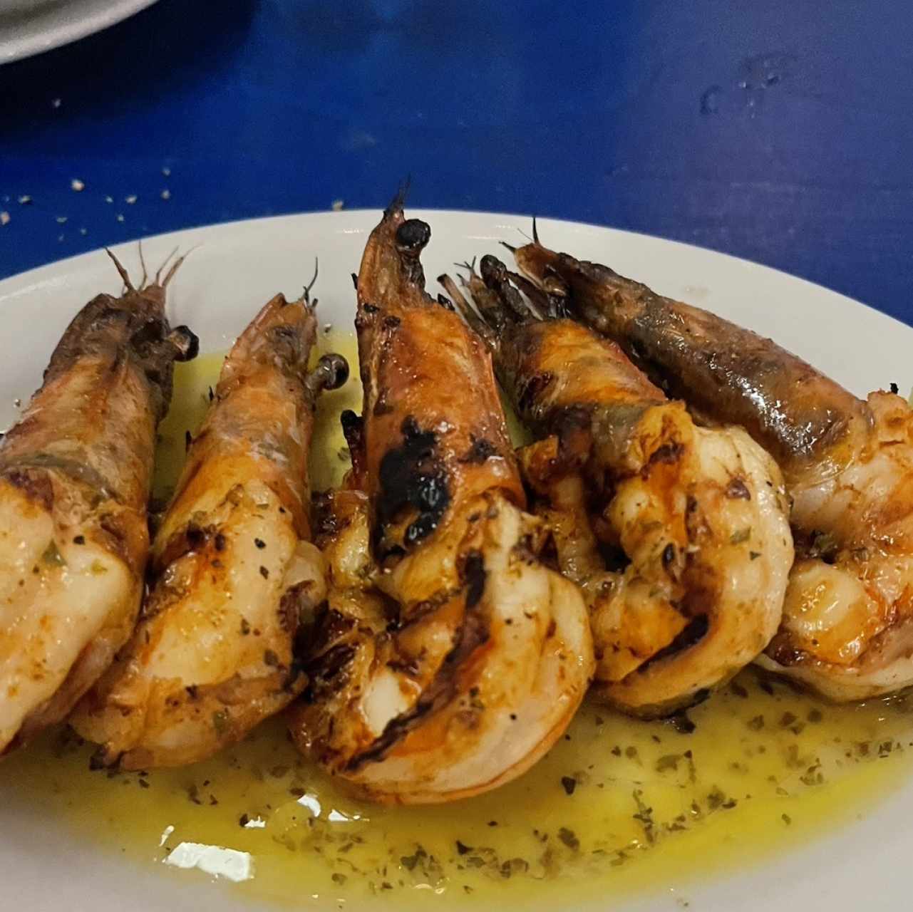 LANGOSTINOS A LA GRIEGA